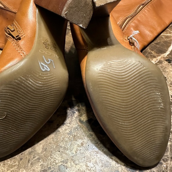 Aldo knee high  genuine leather brown boots - Picture 5 of 8